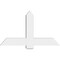 Ekena Millwork Eugene Architectural Grade PVC Gable Bracket, 48"W x 28"H x 4"D x 6"F, 14/12 Pitch GBP048X28X0406EUG00 - alternate 5